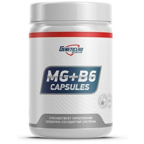    Geneticlab Nutrition Magnesium + B6 (60 )   -     , -  