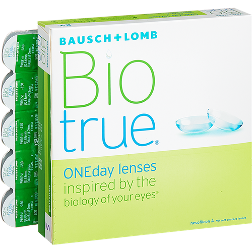    Bausch & Lomb Biotrue ONEday, 90 ., R 8,6, D -1, 1 .   -     , -  