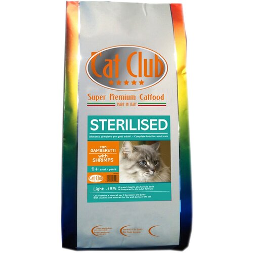  CAT CLUB Sterilised Shrimps Super Premium Catfood        1,5   -     , -,   