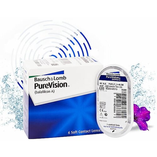    Bausch & Lomb PureVision, 6 ., R 8,3, D -0,5   -     , -  