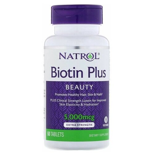   Natrol Biotin Plus, 80 , 5000 , 60 .   -     , -  