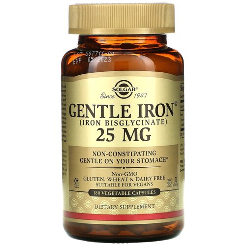  Gentle Iron (Iron Bisglycinate) ., 25 , 180 .   -     , -  