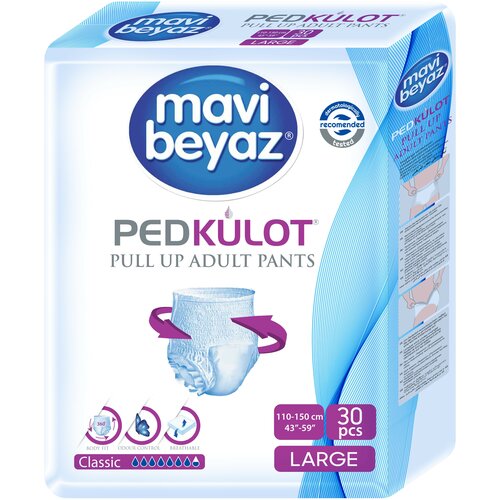  MAVI BEYAZ -   - L 110-150/30.   -     , -  