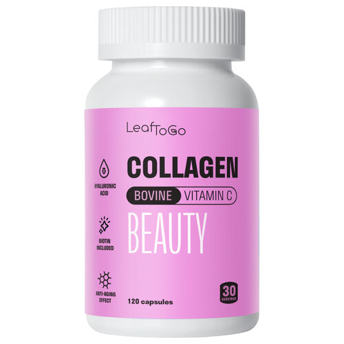  Leaf To Go Collagen Bovine Beauty ., 120 .   -     , -  