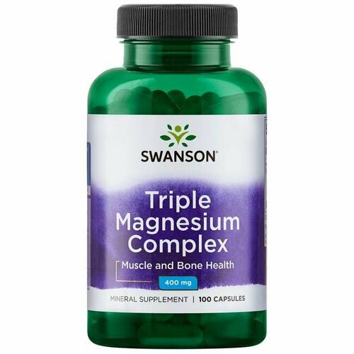   400, Swanson Triple Magnesium Complex 400 mg, 100    -     , -  