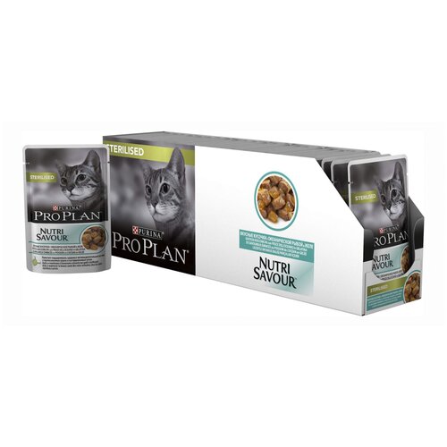  NutriSavour Sterilised feline with Ocean Fish in jelly   -     , -  