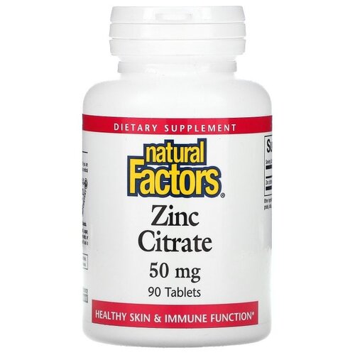   Natural Factors Zinc Citrate, 70 , 50 , 90 .   -     , -  