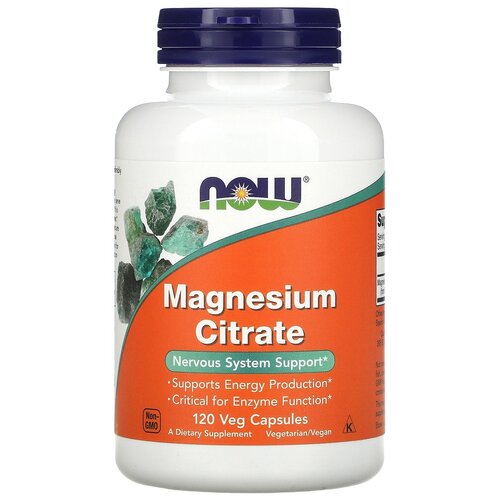   NOW Magnesium Citrate, 200 , 200 , 120 ., 3 .   -     , -  