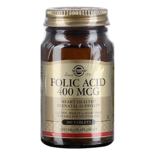  Solgar Folic Acid ., 400 , 60 , 100 .   -     , -  