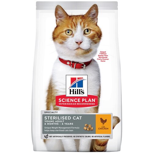   Hill's Science Plan Sterilised Cat     6 .  6 , , 300    -     , -,   