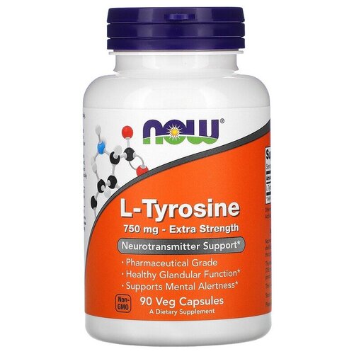   NOW L-Tyrosine Extra Strength, 160 , 750 , 90 .   -     , -  