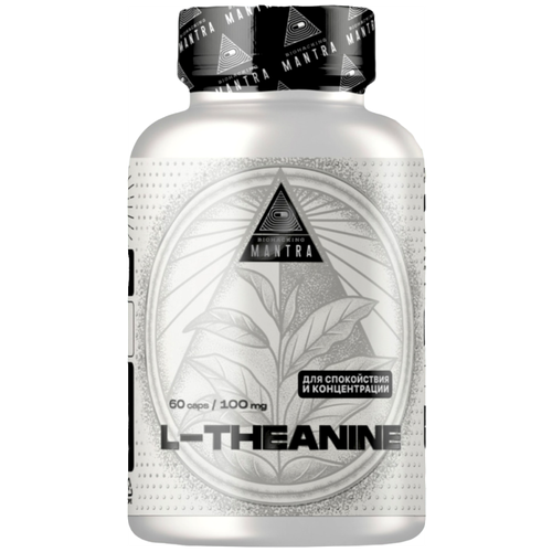 ���� L-Theanine Biohacking Mantra, ������ ��� ������ ����� � ������� ��������� ������, 60 ������, ������ ������