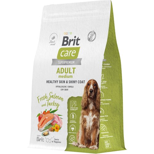        Brit Care Dog Adult M Healthy Skin&Shiny Coat????,    ,     3    -     , -  