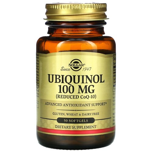   SOLGAR Ubiquinol 100 , 190 , 100 , 50 .   -     , -  