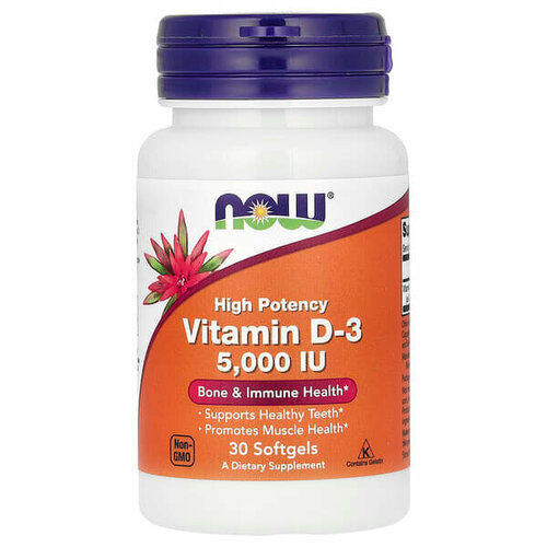  Now Foods,  D3, , 125  (5000 ), 30     -     , -  