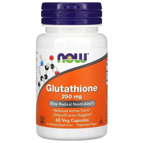 ���� ������� NOW Glutathione, 50 �, 250 ��, 60 ��., ������ ������