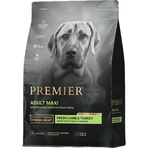      Premier Dog Fresh Lamb&Turkey ADULT MAXI (         ) 10    -     , -  