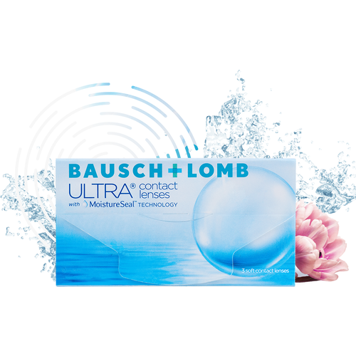 ���� ���������� ����� Bausch & Lomb Ultra, 3 ��., R 8,5, D -4, ������ ������