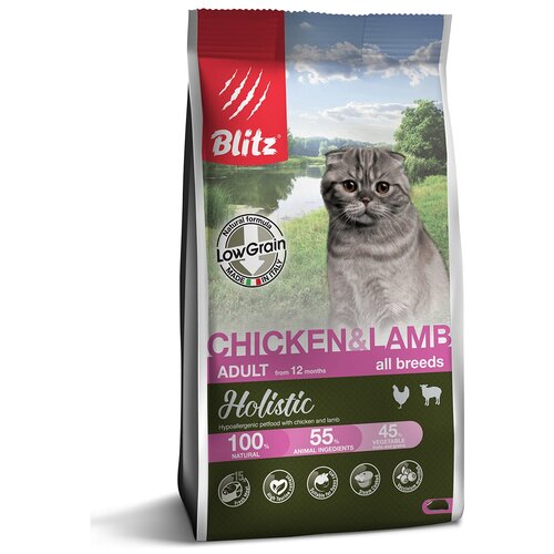  Blitz () ADULT CAT CHICKEN & LAMB /   . & 5 