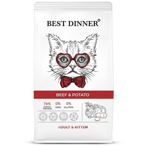    BEST DINNER Adult&Kitten Beef&Potato,   ,    , 400   -     , -,   