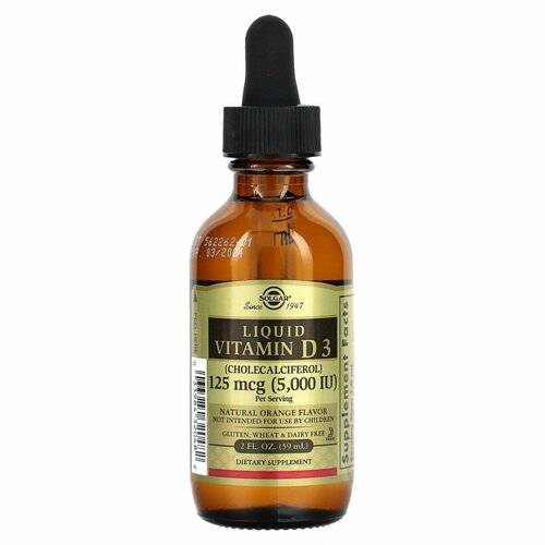 ���� Solgar Liquid Vitamin D3 (������ ������� �3 ) 125 ��� (5000 IU) 59 �� � ������������ ������ (Solgar), ������ ������
