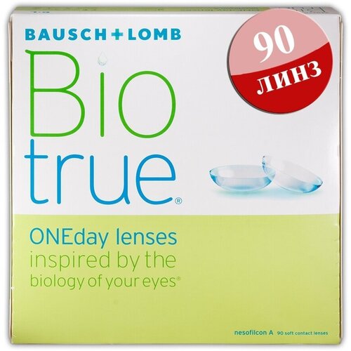    Bausch & Lomb Biotrue ONEday, 90 ., R 8,6, D -5, 1 .   -     , -  