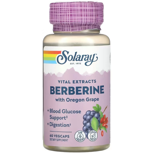 ���� Solaray Berberine with Oregon Grape Vital Extracts 60 ��� ������ (Solaray), ������ ������