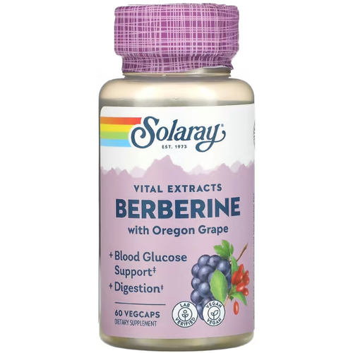  Solaray Berberine with Oregon Grape Vital Extracts 60   (Solaray)   -     , -  