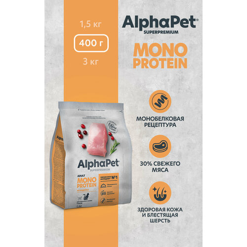     MONOPROTEIN      AlphaPet Superpremium 0,4    -     , -  