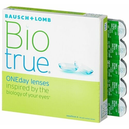    Bausch & Lomb Biotrue ONEday, 90 ., R 8,6, D -5,25, 1 .   -     , -  