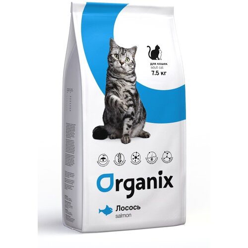  Organix -      ,      (adult cat fresh salmon) 7.5    -     , -,   