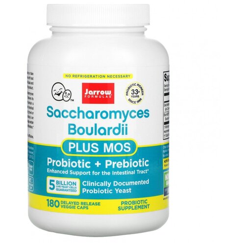   Jarrow Formulas Saccharomyces Boulardii plus MOS, 240 , 5  , 180 .   -     , -  