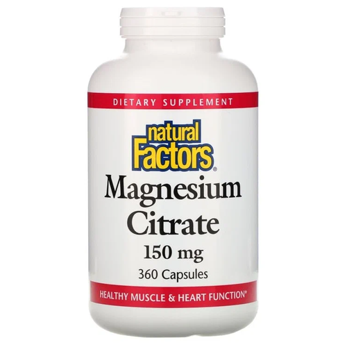  Natural Factors Magnesium Citrate ., 150 , 150 , 360 .   -     , -  