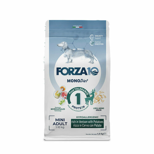  Forza10 MonoDiet Adult Mini Cervo con Patate            - 1,5    -     , -  