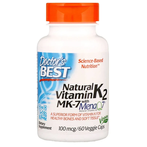  Natural Vitamin K2 MK-7  MenaQ7 . ., 100 , 100 , 60 .   -     , -  