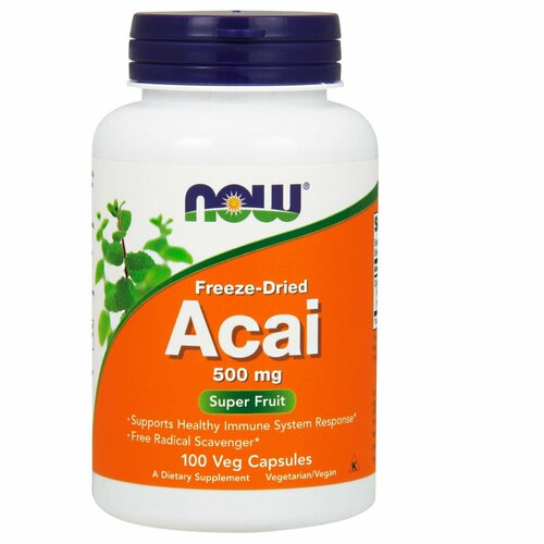  Acai 500 mg NOW (100  )   -     , -  