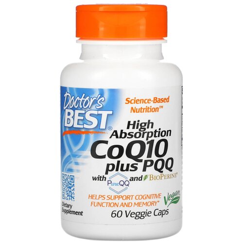   Doctor's Best High Absorption CoQ10 plus PQQ ., 70 , 60 .   -     , -  