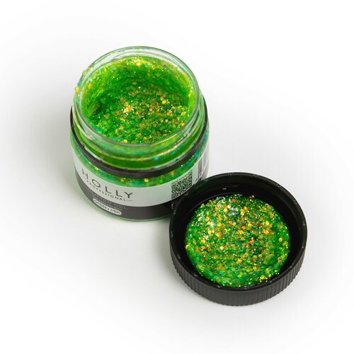  Holly Professional   , ,    Glitter Gel Green Mix   -     , -  