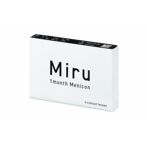    Menicon Miru 1month, 6 ., R 8,3, D -4,75, , 1 .,  