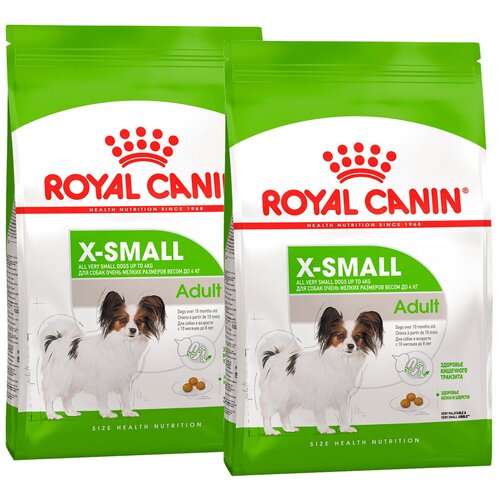  ROYAL CANIN X-SMALL ADULT      (0,5 + 0,5 )   -     , -  