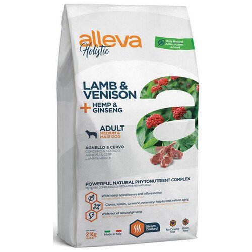     Alleva HOLISTIC DOG adult Lamb & Venison medium/maxi      ,    2; 1 .   -     , -  