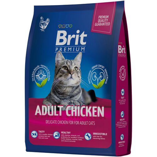      Brit Premium Cat Adult Chicken ,  , 8    -     , -,   