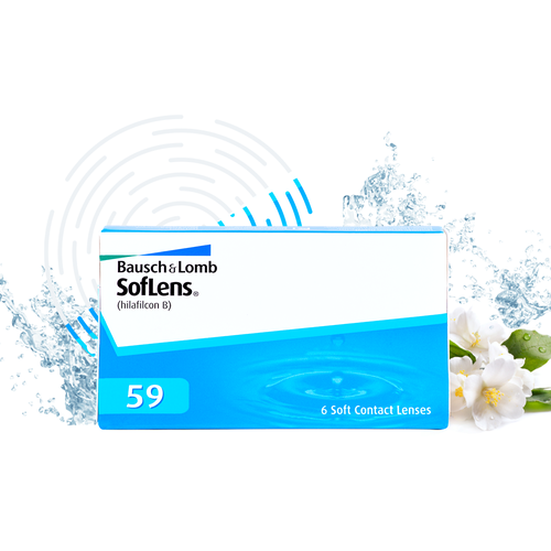    Bausch & Lomb SofLens 59, 6 ., R 8,6, D -4,25   -     , -  