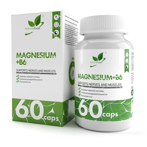  Magnesium + B6, ., 100 , 60 .   -     , -  