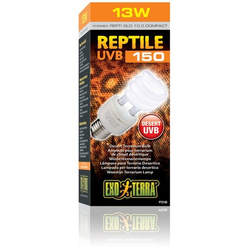     Exo Terra Reptile UVB150 (Repti Glo 10.0 Compact) (PT2188)   -     , -  