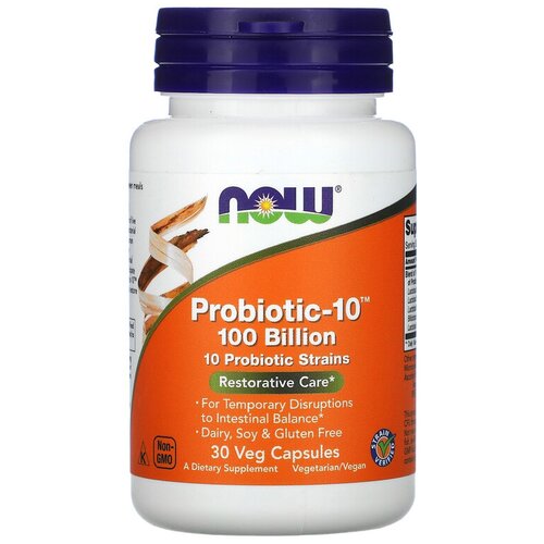   NOW Probiotic-10, 440 , 100 , 100  , 30 .   -     , -  