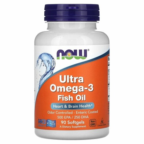  NOW Ultra Omega-3 500 EPA/250 DHA 90     -     , -  