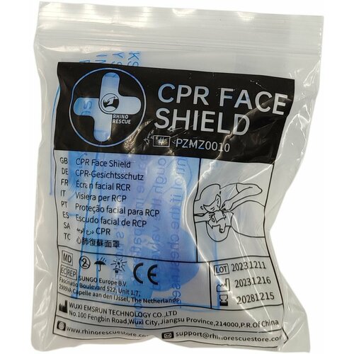  -    CPR FACE SHIELD Rhino Rescue   -     , -  