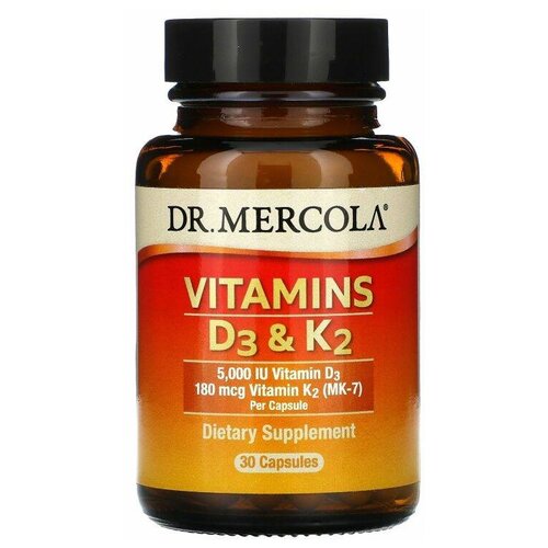   Dr. Mercola Vitamins D3 & K2, 110 , 30 .   -     , -  