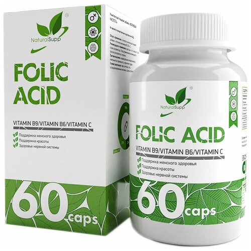 ���� �������� ������� NATURALSUPP Folic Acid (60 ������), ������ ������